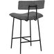 Buca 35.75 inch Belfast Koala Grey Counter Stool